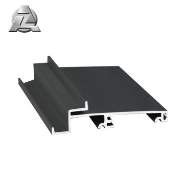 black customized aluminum extrusion threshold profile